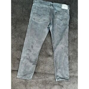 Levis 508 Regular Tapered Fit Jeans Mens 36x30 Faded Black Denim Pants